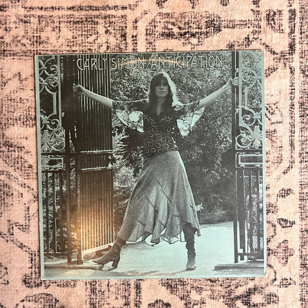 CARLY SIMON ANTICIPATION 12" LP VG+ VINYL RECORD ELEKTRA 1971
